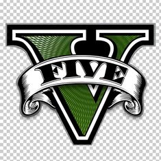 an image of a logo for the v - force team, which is green and black