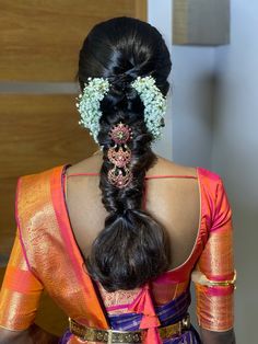 Indian Hairstyles For Saree, Bridal Hairstyle Indian Wedding