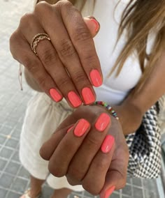 Casual Nails, Cute Gel Nails, Shellac Nails, Summer Nails Colors, Dipped Nails, Dream Nails, Fire Nails, Funky Nails