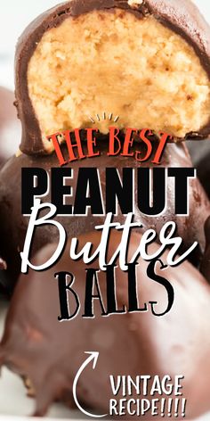 the best peanut butter balls recipe