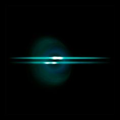 an image of a black background with blue and green lines in the center, as if it were blurred or blurry