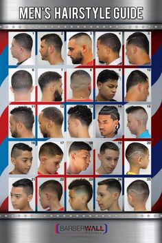 PRICES MAY VARYOutstanding barber poster with vivid color and detailsFeature latinos hairstylesA most have for every barbershopmen hairstyle poster already laminated for fade preventionthis new barber poster is 24 X 36 inchesthis latinos barber poster feature modern hairstylesvivid images with high resolution coloryou will love this barber shop poster Hairstyle Poster, Barber Haircut Styles, Barbershop Poster, Barber Poster, Hairstyle Guide, Barber Haircuts, Haircut Selfie, Photo Hijab, Beauty Salon Posters