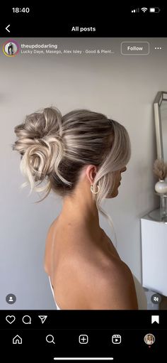 Hairdo For Spaghetti Strap Dress, Slicked Back Bridesmaid Hair, Slick Back Bridesmaid Hair, Slick Back Bun Wedding Hair, Slick Bun Wedding Hairstyles, Updo Dark Hair, Slick Back Wedding Hair, Slick Updo Hairstyles, Wedding Upstyles