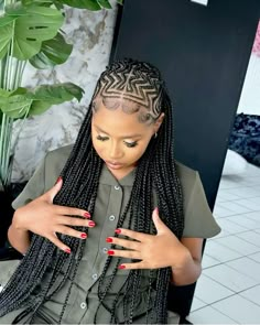 Latest Hair Braids Styles 2024 For Women, Geometric Braids, Hair Preferences, Beautiful Cornrows, Range Accessories, Mixing Hair Color, Design Braids, Mini Braids, Latest Braided Hairstyles