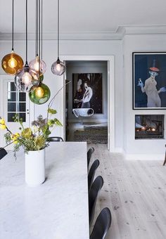 an instagram photo of a dining room and kitchen