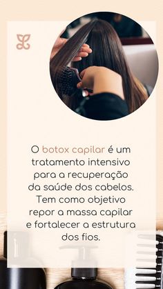 Botox Capilar e seus benefícios Esthetician Inspiration, Day Spa, Esthetician, E Design