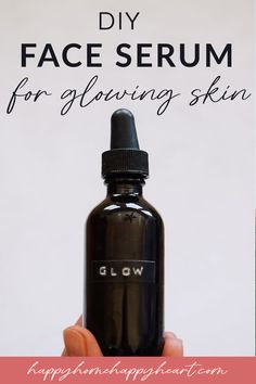 Diy Skin Serum, Diy Face Serum Recipe, Diy Face Serum, Face Serum For Glowing Skin, Face Serum Recipe, Serum For Glowing Skin, Diy Serum, Lotion For Oily Skin, Anti Aging Face Serum