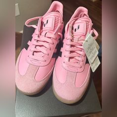 New In Box Limited Edition Messi Sambas. Sz 9 Pink Samba, Adidas Messi, Samba Shoes, New Color, Athletic Shoes, Men's Shoes, Limited Edition, Man Shop, Adidas