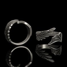 This is a sophisticated ring with half angel wing and half demon wing. When it comes to people, everyone has two sides, one is good and the other is evil. Get yours now! Angel Demon, Demon Wings, Gothic Angel, Half Demon, Get Yours Now, Save Image, Ring Finger, Sterling Silver Ring, Silver Ring