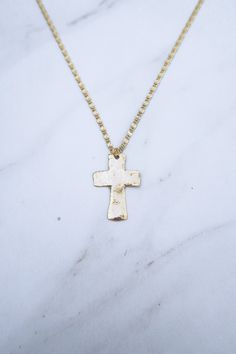 Hammered Cross Necklace – Ten Wilde Rustic Gold Cross Necklace, Hammered Cross Necklace, Gold Cross Pendant, Pendant Gold, Gold Cross, Cross Pendant, Jewelry Care, Lobster Clasp, Favorite Things