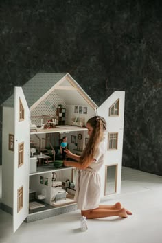 Girls Doll House, Boy Dollhouse, Doll House For Boys, Diy Doll House, Kids Doll House Walmart, Kids Doll House, Toddler Boy Room Decor, Baby Diy Projects