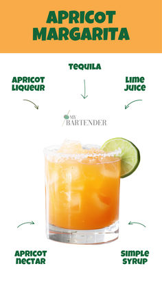 Apricot Margarita Apricot Liqueur, Flavored Margaritas, Mango Margarita, Watermelon Margarita, Best Cocktail Recipes