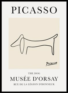 the cover of picassoo's book, the dog museum d'orsay