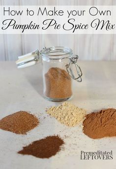 how to make your own pumpkin pie spice mix