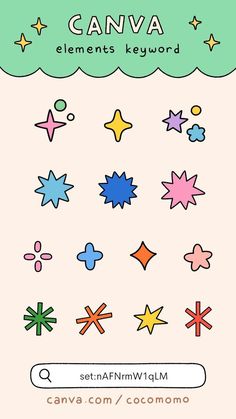 an image of some colorful stars on a pink background