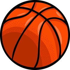 an orange basketball ball on a white background