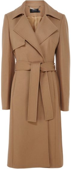 Karen Millen - England Ultimate Camel Coat Classic Trench Coat, Wool Trench Coat, Long Wool Coat, Belted Trench Coat, Wrap Coat, Classic Coats, Camel Coat, Belted Coat