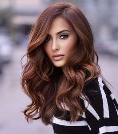 Copper Balayage on Dark Tresses Fall Hair Colour 2023, 2023 Woman Hair Trends, Copper Hair Fall 2023, Black Hair With Strawberry Highlights, Winter Auburn Balayage, Fall Hair Colors 2023 Trends Brunette, Dark Brown Hair 2023 Trends, Fall Hair Color For Brunette, Bayalage Auburn Hair