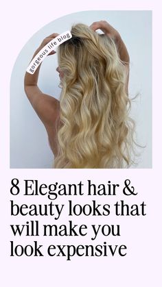 elegant hair and beauty looks that will make you look expensive and classy. How to look like a high value woman A High Value Woman, How To Look Expensive, High Value Woman, Look Expensive, Elegant Beauty, Elegant Hair, Elegant Makeup, Beauty Looks, Hair And Beauty