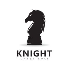 the logo for knight chess role, which is designed to look like a horse's head