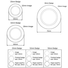 the size and width of a round tablecloth with measurements for each plate, including two sizes