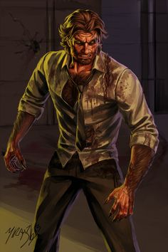 Bigby Bigby Wolf, Fables Comic, Wolf Among Us, Werewolf Drawing, Wolf Art Print, The Wolf Among Us, Werewolf Art, World Of Darkness, Big Bad Wolf