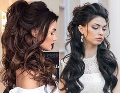 Pin Curl, Long Hair Video, Long Hair Wedding Styles, Wedding Hairstyles Half Up Half Down, Wedding Hair Inspiration, Wedding Hair Down, Wedding Hairstyles For Long Hair, Easy Hairstyles For Long Hair, Formal Hairstyles