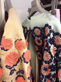 Beautiful Prada S/S12 coats in the Grazia fash cupboard, sigh...Ultimate investment piece alert. Embroided Jacket, Cl Fashion, Embroidery Details, Style Me, High Fashion, The Top, Embroidery Designs, Prada