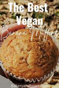 the best vegan banana muffins