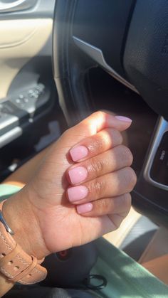 Pink nails for all seasons. Baby Pink Gel Nails Short, Powder Manicure Ideas, Nursing School Nails, Bubble Bath Pink Nails, Pink Painted Nails, Powder Pink Nails, Pink Powder Nails, Nurse Nails, Blush Pink Nails