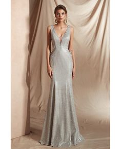 Buy Amazing Silver Long Mermaid Formal Dress with Deep V Neck at wholesale price online. Free shipping and pro custom service since 2009. Silver Prom Dress, Ethereal Dress, Gold Prom Dresses, Silver Mermaid, Long Prom Gowns, Sequin Prom Dresses, Backless Prom Dresses, Mermaid Evening Dresses, Cheap Prom Dresses