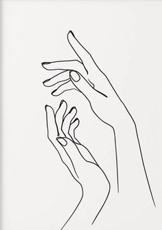 two hands reaching up to each other with one hand holding the other's finger