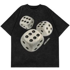 washed Dice Graphic t-shirt Tee Shirt Outfit, Y2k Design, Trendy Tees, Mode Hippie, Shirt Outfits, Design Shirts, Shirt Prints, T Shirt Oversize, Fashion App