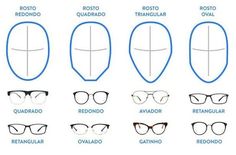 O Modelo Certo de Óculos Para Cada Formato de Rosto - Barbara Duarte Glasses Women Fashion Eyeglasses, Glasses For Oval Faces, Glasses For Round Faces, Glasses For Face Shape, Glasses For Your Face Shape, Mens Glasses Fashion, Glasses Trends, Womens Glasses Frames, Diy Crafts For Girls