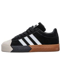 Adidas Alexander Wang x Skate Super Core Black Core Black/Core Black/Core Black G28385 Adidas Chunky Shoes, Adidas Alexander Wang, Casual White Sneakers, Core Core, Sneaker Outfits Women, Adidas Retro, Adidas Sneakers Women, Fab Shoes, Black Core