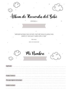 Baby Record Book, Uñas Acrilicas, Baby Scrapbook, Baby Showers, Wattpad, Books