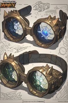 some kind of goggles that are made to look like they're from the video game