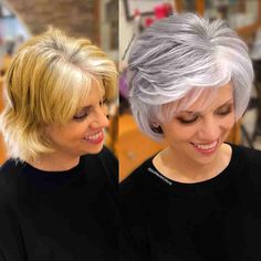 Pelo Color Ceniza, Edgy Hairstyles, Shaggy Hairstyles, Short Layered Bob Haircuts, Shag Haircuts, Haircut Styles, Wavy Hairstyles, Short Hairstyles For Thick Hair, Short Layered