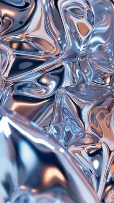 an abstract photo of shiny metal material