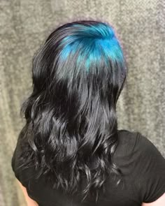 Colorful Roots Black Hair, Neon Roots Black Hair, Colored Roots Hair, Black Hair Colored Roots, Black Hair With Purple Roots, Roots Dyed Hair, Root Color Hair, Black Hair With Colored Roots, Purple Roots Black Hair