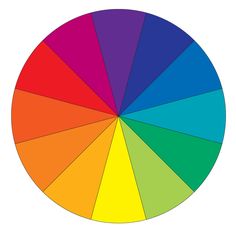 a color wheel with different colors in it