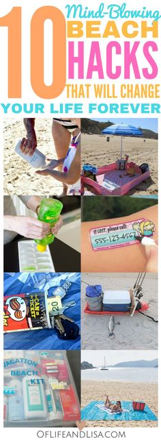 the top ten beach hacks that will change your life forever - click for more info