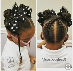 Cute Braids For Kids, S Braids, Kids Hairstyle, Cute Braids, American Hairstyles