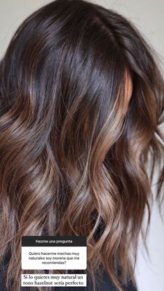 Summer Ombre Hair Brown, Lob Haircut Dark Hair With Highlights, Deminsional Brunette Balayage, Dark Hair Balayage Medium Length, Natural Ombre Brunette, Painted Balayage Brunette, Ashy Caramel Balayage On Dark Hair, Low Maintenance Lowlights, Spring Balayage Brunettes Short Hair