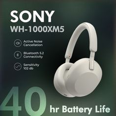 the sony wh - 100xm5 headphones are on sale for $ 40