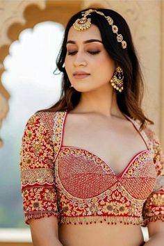 outfits Front Blouse Designs, Choli Blouse Design, Latest Bridal Blouse Designs, Blouse Designs Catalogue, New Saree Blouse Designs, Latest Model Blouse Designs, Lehenga Blouse Designs, Fashionable Saree Blouse Designs, Wedding Blouse Designs