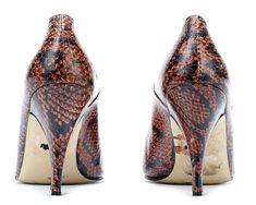 "You are looking at a pair of vintage snakeskin pattern high heel pumps from 80's. Made of leather all around, including sole. Elegant, European quality heels for your urban adventures! Made in Italy. In very good vintage condition; gently used. Marked SIZE: EUR size 38, but seems a bit smaller Estimated size: EUR size 37 US women's size 6 1/2 UK size 4 If you want to be sure they will fit you we suggest you to measure shoes that fit you well and compare with these measurements: Insole heel to toe: 9 3/4 \" / 24.8 cm Width at ball of foot (outside): 3 \" / 7.5 cm Heel: 3 3/4 \" / 9.5 cm SKU 7186 Every item is authentic vintage, one-of-a-kind . You will receive the exact item shown in the photos. There may be slight color variation depending on your monitor display.  Visit the shop: https:/ Casual Office Shoes, Black Oxford Shoes, Equestrian Boots, Shoes High Heels, Womens Stilettos, Snakeskin Heels, Pumps Heels Stilettos, Italian Shoes, 1980s Fashion