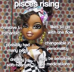 an image of a doll with words on it