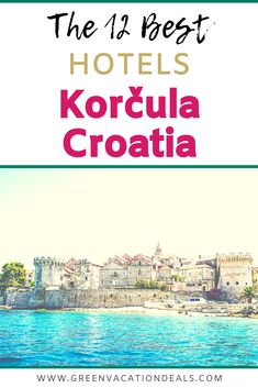 Want to visit one of the Croatian islands? Korčula is one of the best vacation spots! It's a great European travel destination if you love beaches, history, culture and/or wine. And whether you're planning a Korčula Croatia honeymoon, family holiday or solo travel, you're going to want to find a great place to stay. Choose from this list of the 12 top Korcula Croatia hotels. Plus, discover how you can save money with a great nightly rate. This is must see Croatia travel advice! #korculaisland Croatia Villa, Korcula Croatia, Croatia Vacation, Croatian Islands, Popular Travel Destinations, Best Vacation Spots, Croatia Travel, M J