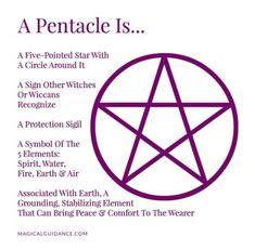 a pentagramle is a five pointed star with a circle around it and the word,